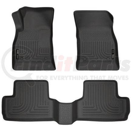 Husky 98171 Floor Liner Weatherbeater - Front & 2nd Seat Floor Liners