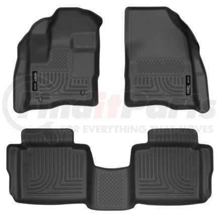 98701 by HUSKY - Weatherbeater - Front & 2nd Seat Floor Liners