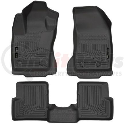 Husky 99081 Floor Liner Weatherbeater - Front & 2nd Seat Floor Liners