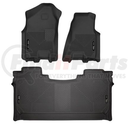 94001 by HUSKY - Weatherbeater - Front & 2nd Seat Floor Liners