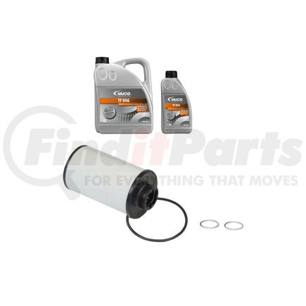 V10-3025 by VAICO - Filter W/ O-Ring, Oil Drain Plug Gaskets and Transmission Oil (DCG 6 ltr)