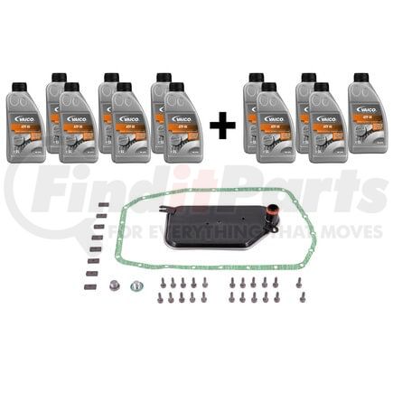 V202085XXL by VAICO - Filter W/ Oil Pan Gasket, Transmission Oil (ATF III 12 ltr), Instl Hardware