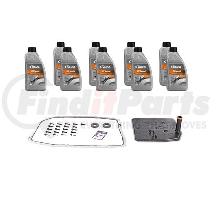 Vaico V252191 Automatic Transmission Fluid Kit Kit, cambio de aceite de caja de cambios automática con aceite