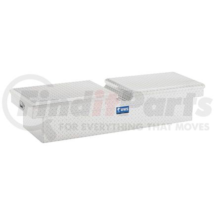 EC10061 by UWS - Bright Aluminum 69" Gull Wing Crossover Truck Tool Box (Heavy Packaging)