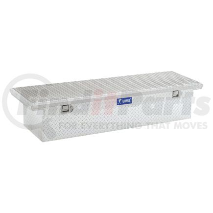 EC10331 by UWS - Bright Aluminum 63" Crossover Truck Tool Box with Low Profile (Heavy Packaging)