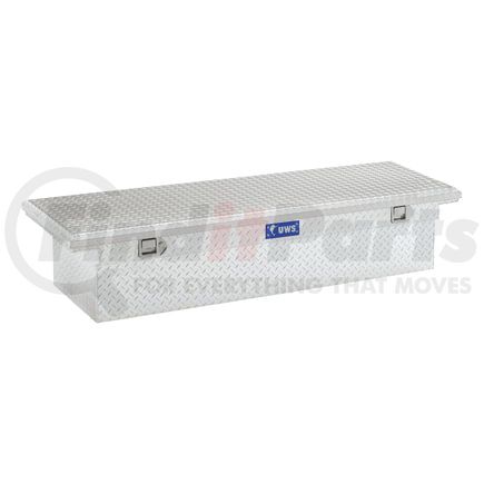 EC10451 by UWS - Bright Aluminum 69" Crossover Truck Tool Box, Low Profile (Heavy Packaging)