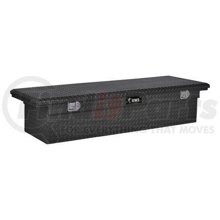 EC10473 by UWS - Matte Black Aluminum 69" Truck Tool Box with Low Profile (Heavy Packaging)