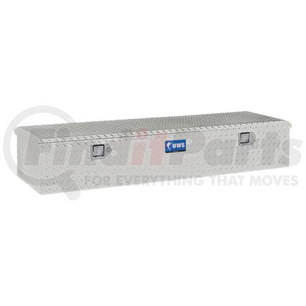 EC20081 by UWS - Bright Aluminum 58" 5th Wheel Truck Tool Box (Heavy Packaging)