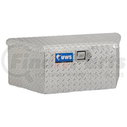 EC20411 by UWS - Bright Aluminum 34" Trailer Tongue Box with Low Profile (Heavy Packaging)