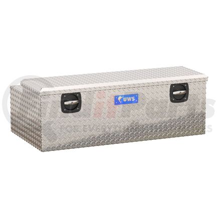 UWS EC20501 Truck Tool Box Bright Aluminum Secure Lock 48" Under Tonneau Chest Box (Heavy Packaging)