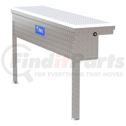EC30201 by UWS - Bright Aluminum 48" Truck Side Tool Box with Low Profile (Heavy Packaging)