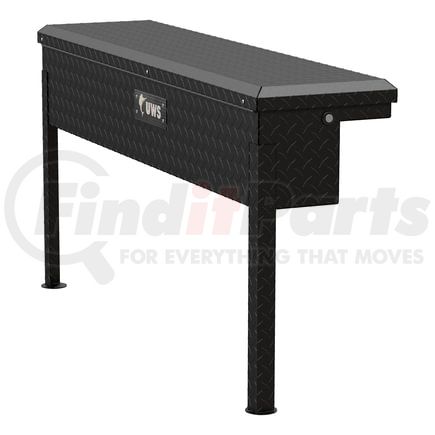EC30203 by UWS - Matte Black Aluminum 48" Truck Side Tool Box with Low Profile (Heavy Packaging)