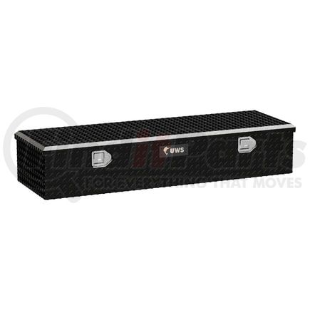FWB-58-BLK by UWS - Gloss Black Aluminum 58" 5th Wheel Truck Tool Box (LTL Shipping Only)