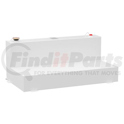 ST-100-L-W by UWS - White 100-Gallon L-Shape Steel Transfer Tank