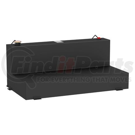 ST-100-L-MB by UWS - Matte Black 100-Gallon L-Shape Steel Transfer Tank