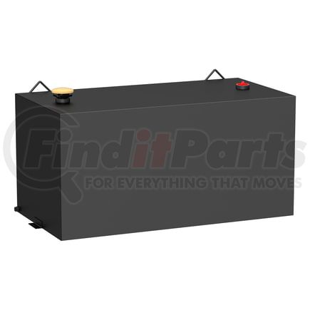 ST-100-RT-MB by UWS - Matte Black 100-Gallon Rectangle Steel Transfer Tank
