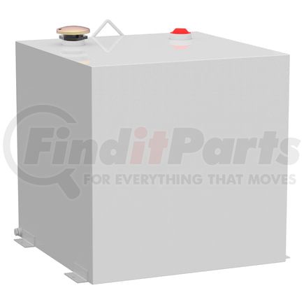 ST-53-R-W by UWS - White 53-Gallon Rectangle Steel Transfer Tank