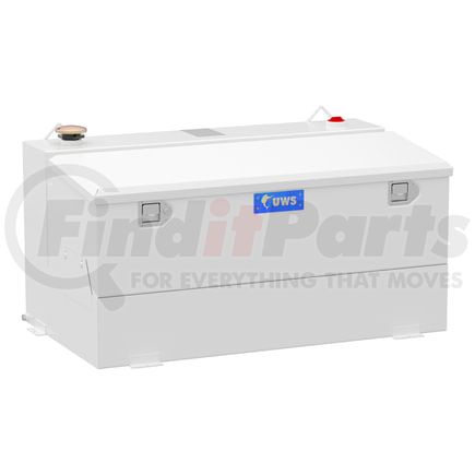 ST-75-COMBO-W by UWS - White 75-Gallon Steel-Aluminum Combo Transfer Tank