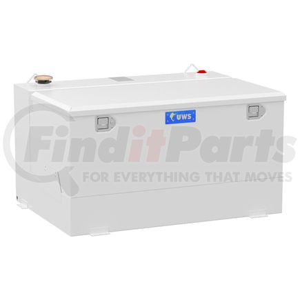 ST-85-COMBO-W by UWS - White 85-Gallon Steel-Aluminum Combo Transfer Tank