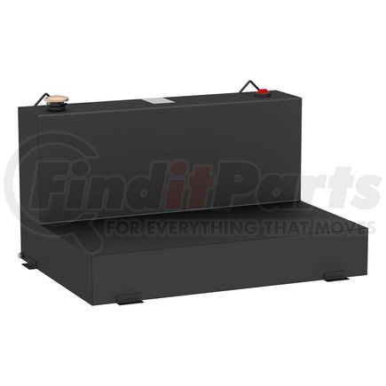 ST-85-L-MB by UWS - Matte Black 85-Gallon L-Shape Steel Transfer Tank