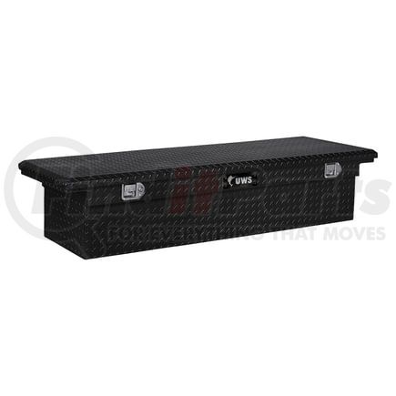TBS-60-LP-BLK by UWS - Gloss Black Aluminum 60" Truck Tool Box with Low Profile (LTL Shipping Only)