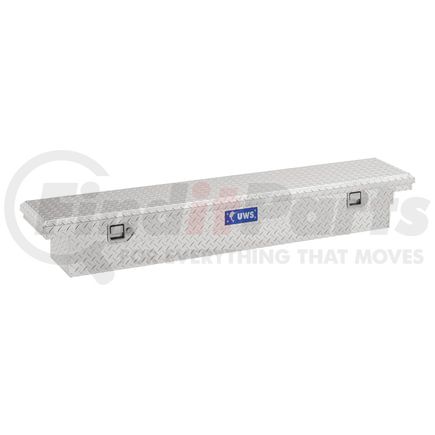 UWS TBS-69-SL-LP Truck Bed Rail-To-Rail Tool Box Bright Aluminum 69" Slim Truck Tool Box with Low Profile (LTL Shipping Only)