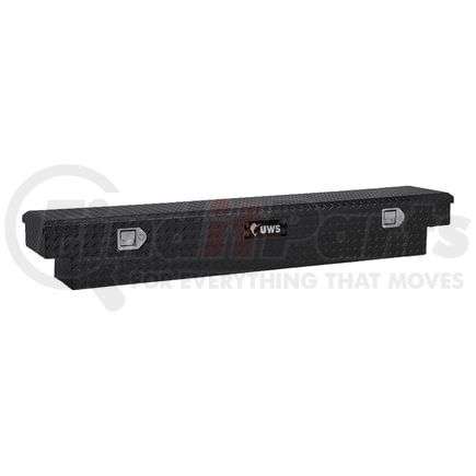 TBS-72-SL-BLK by UWS - Gloss Black Aluminum 72" Slim-Line Crossover Truck Tool Box (LTL Shipping Only)