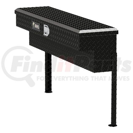 TBSM-48-BLK by UWS - Gloss Black Aluminum 48" Truck Side Tool Box (LTL Shipping Only)