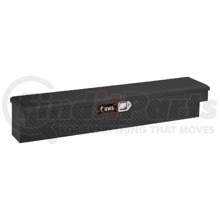 TBSM-60-BLK by UWS - Gloss Black Aluminum 60" Truck Side Tool Box (LTL Shipping Only)