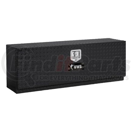TBTS-48-BLK by UWS - Gloss Black Aluminum 48" Single-Door Topside Truck Tool Box (LTL Shipping Only)