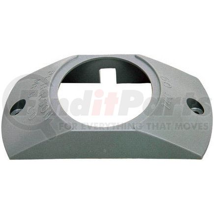 146-09 by PETERSON LIGHTING - Bracket, Surface-Mount Accepts 2" Lights Gray 4.8125"X1", poly bag
