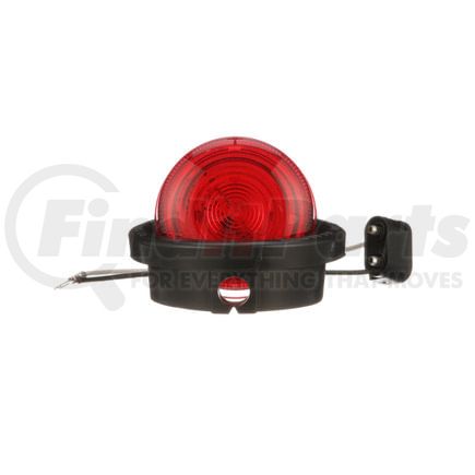 197KR by PETERSON LIGHTING - LED Marker/ Clearance, PC-Rated, Round, Kit, 2.5", red, poly bag