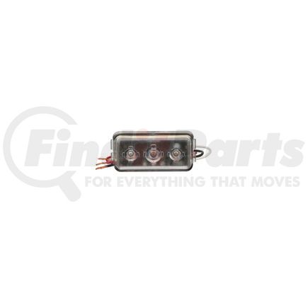 253SA-1 by PETERSON LIGHTING - LED Strobe, Rectangular, Class 1, 2.5"X1.19", amber, clear lens, poly bag