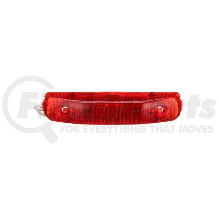 60R-MV by PETERSON LIGHTING - LED Marker/ Clearance, P2, Rectangular, Thin-Line, 4.5"X.9" Multi-volt, red, poly bag