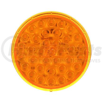 817A-36 by PETERSON LIGHTING - 817A-36/818A-36 Series Piranha&reg; LED 4" Round LED Front and Rear Turn Signal, AMP - Amber Grommet Mount
