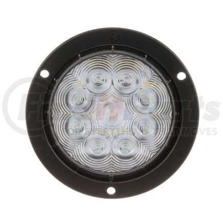 818C-9 by PETERSON LIGHTING - LED Back-Up Light, Round, AMP Housing Flange-Mount 4", white, poly bag
