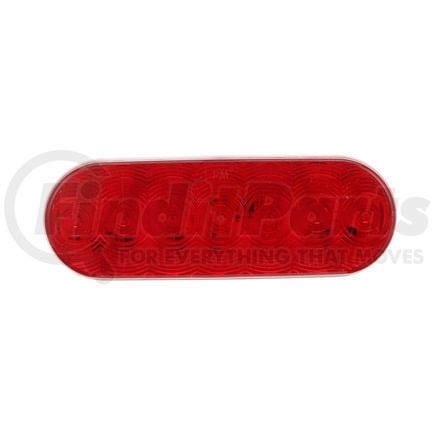 821R-7 by PETERSON LIGHTING - 821R-7/822R-7 LumenX® Oval LED Stop, Turn and Tail Light, PL3 - Red Grommet Mount