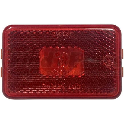 M127R by PETERSON LIGHTING - Incandescent Marker/ Clearance, P2, Rectangular, OE Knapheide Replacement 3"X1.94", red, bulk pack