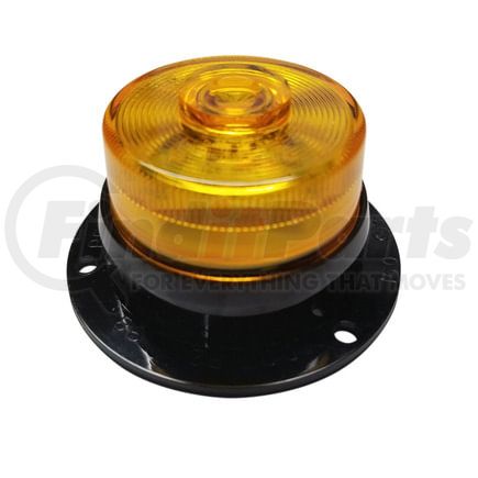 M165SA by PETERSON LIGHTING - LED Marker/ Clearance, PC-Rated, Round, Side Marker Flange, 2", amber, bulk pack