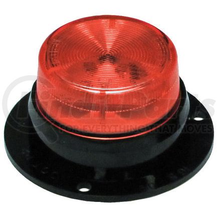 M164SR by PETERSON LIGHTING - LED Marker/ Clearance, P2, Round, Side Marker Flange, 2", red, bulk pack