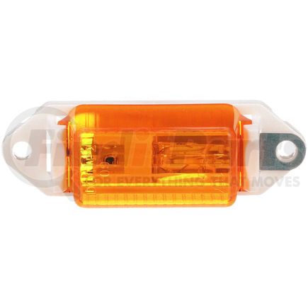 V107WA by PETERSON LIGHTING - Incandescent Marker/ Clearance, Rectangular, White, 3.18"X1.00", amber, Viz Pack