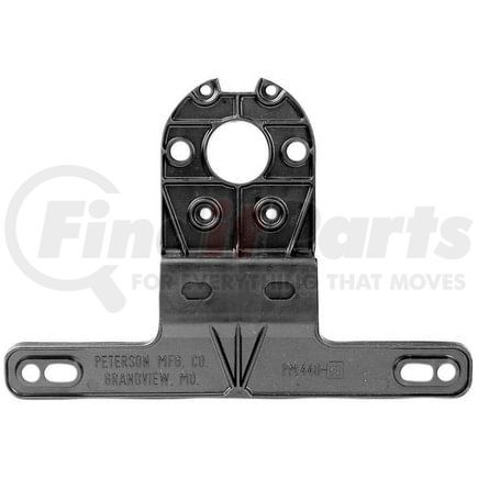 V440-09 by PETERSON LIGHTING - License Bracket, Universal, Black Plastic, 8.5"X2.75", Viz Pack