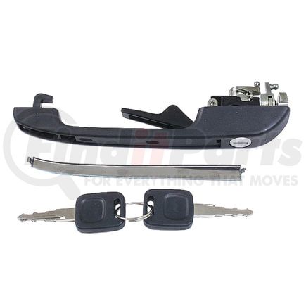 1008370011 by MEYLE - Front Passenger Side (RH) Exterior Door Handle with Lock Barrel