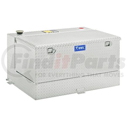 TT-100-COMBO by UWS - 100-Gallon Combo Bright Aluminum Transfer Tank