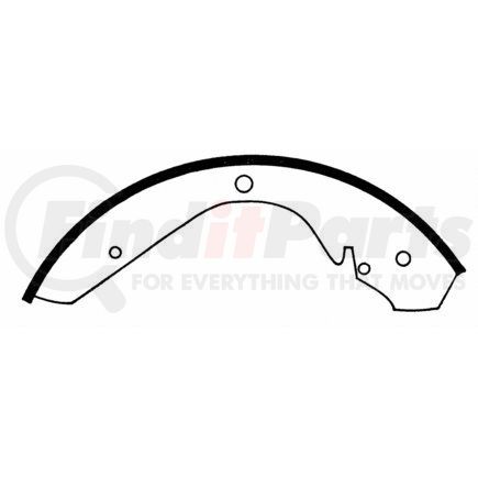 Wagner PAB268 Drum Brake Shoe BRAKE SHOE SET