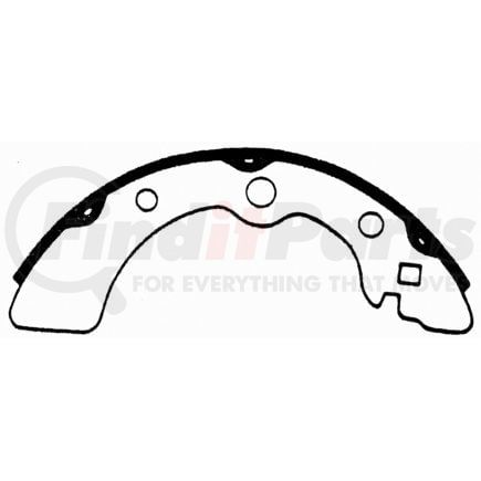 Wagner PAB428 Drum Brake Shoe BRAKE SHOE SET