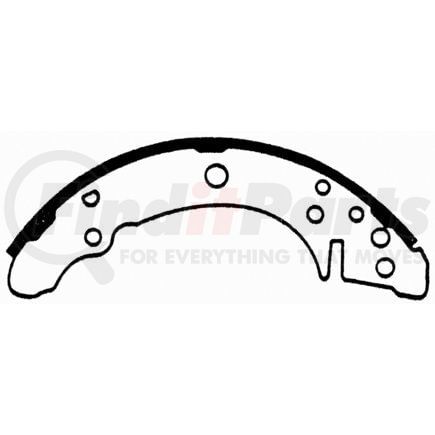PAB497 by WAGNER - BRAKE SHOE SET