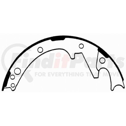 Wagner PAB515 Drum Brake Shoe BRAKE SHOE SET