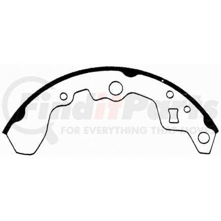 PAB550 by WAGNER - BRAKE SHOE SET