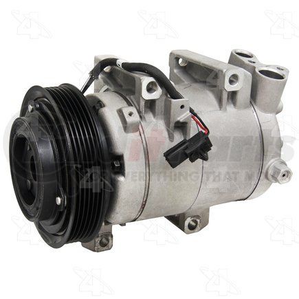 98490 by FOUR SEASONS - New York-Diesel Kiki-Zexel-Seltec DKS17D Compressor w/ Clutch